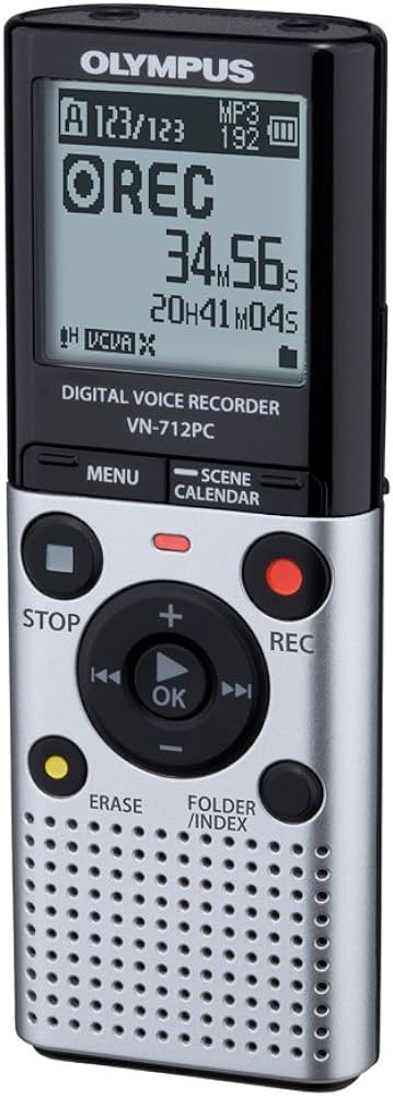 Olympus-VN-712PC Digital Voice Recorder (Incl. case) Tweedehands