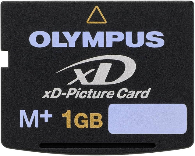 Olympus xD-Picture Card 1GB Type M+ geheugenkaart, zwart, voorkant