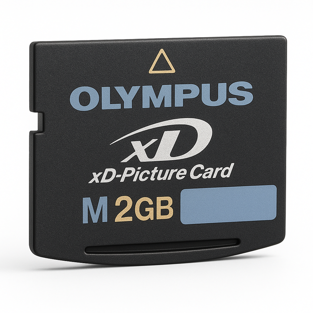 Olympus xD-Picture Card 2GB Type M, geheugenkaart voorkant, tweedehands