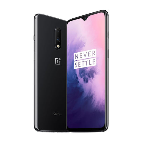 OnePlus 7 128GB - Zwart, voor- en achterkant