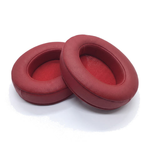 Oorkussens voor Beats Studio 3 Wireless / Studio 2, kleur Donkerrood, 1 paar (2 kussens) op witte achtergrond