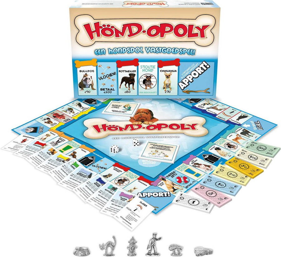 Opoly-Hond-opoly Gezelschapsspel (Nieuw)