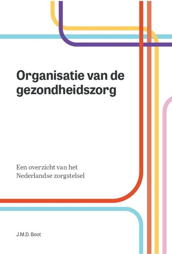 Organisatie van de gezondheidszorg, J.M.D. Boot, boekomslag voorkant, tweedehands