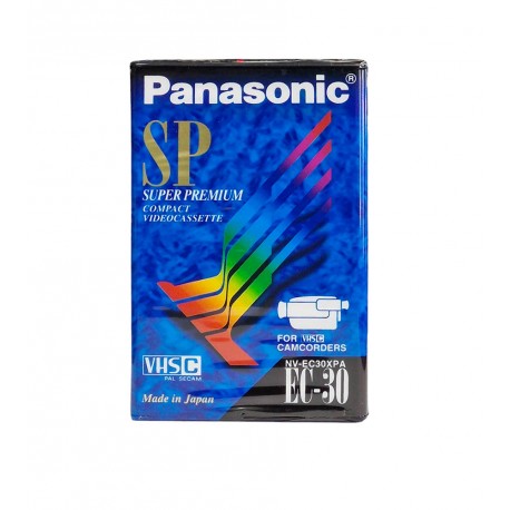 EC-30 Super High Grade VHS-C Compact Videocassette (Nieuw)