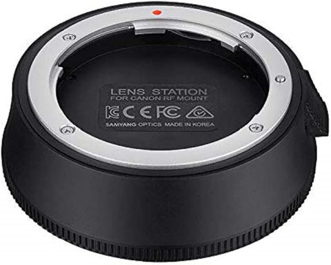 Samyang Lens Station voor Canon RF-lenzen, zwart, bovenkant met RF-vatting, tweedehands