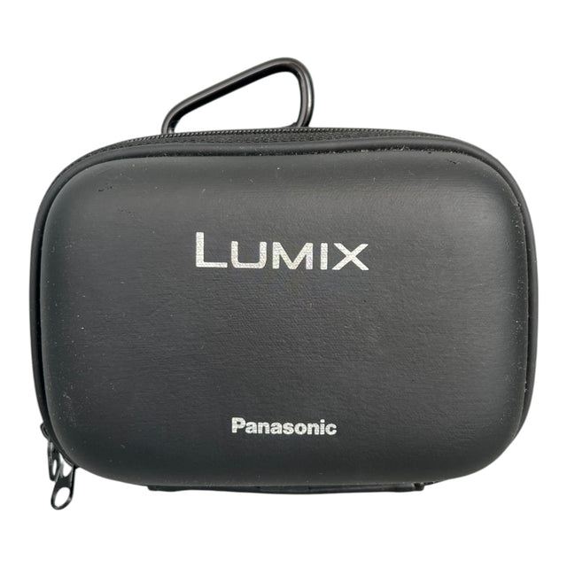 Panasonic Lumix cameratas 13 x 9 cm, zwart, hard case voorkant met lus, tweedehands