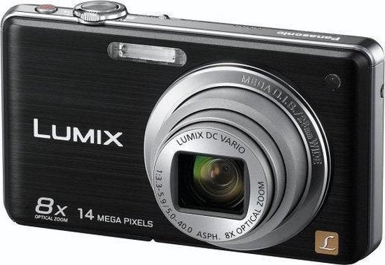 Panasonic-Lumix DMC-FS30 Digitale Compact Camera - Zwart (In doos) Tweedehands