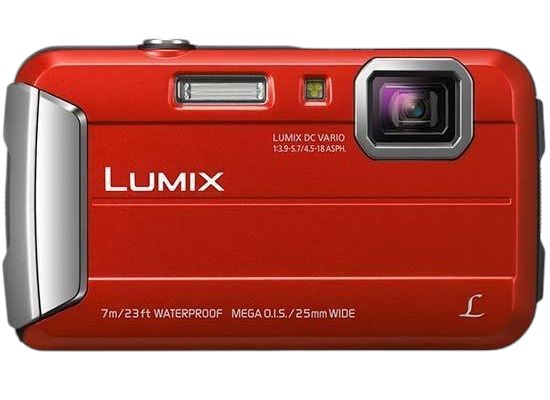 Panasonic-Lumix DMC-FT25 Waterdichte Digitale Compact Camera - Rood (In doos) Tweedehands