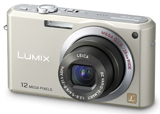 Panasonic-Lumix DMC-FX100 Digitale Compact Camera - Zilver Tweedehands