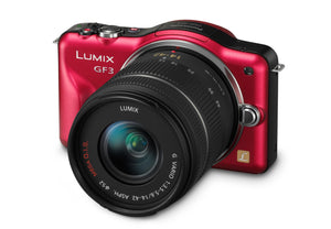 Lumix DMC-GF3 Systeemcamera + 14-42mm Lens - Rood