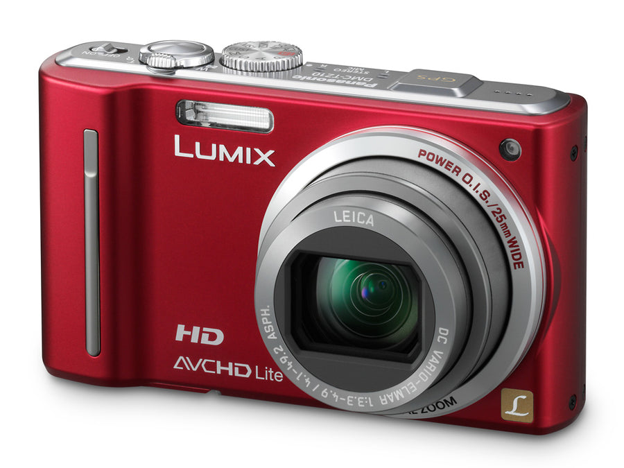 Panasonic-Lumix DMC-TZ10 Digitale Compact Camera - Rood (In doos) Tweedehands
