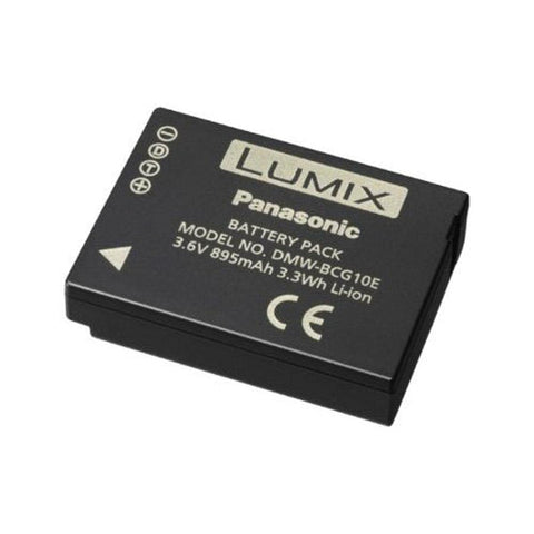 Panasonic Lumix DMW-BCG10E accu, zwarte lithium-ion battery pack 3,6 V 895 mAh, tweedehands