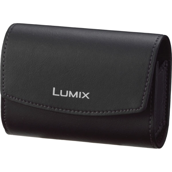 Panasonic-Lumix Leren Camera Case - 10.5 x 7 cm - Zwart Tweedehands