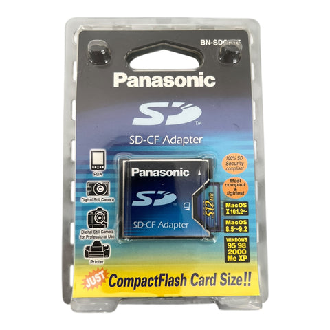 Panasonic-SD‑naar‑CF Adapter BN‑SDCF1E (Nieuw)