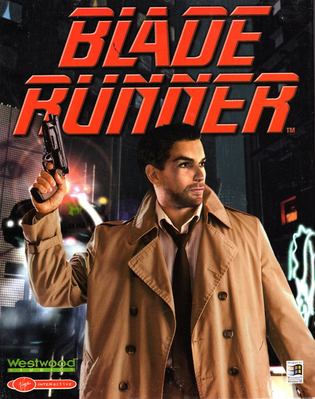 PC Blade Runner big box van Westwood en Virgin Interactive, doos voorkant, tweedehands