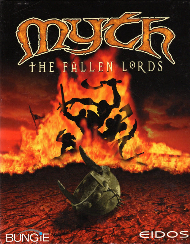 PC Myth The Fallen Lords big box van Bungie en Eidos, doos voorkant, tweedehands
