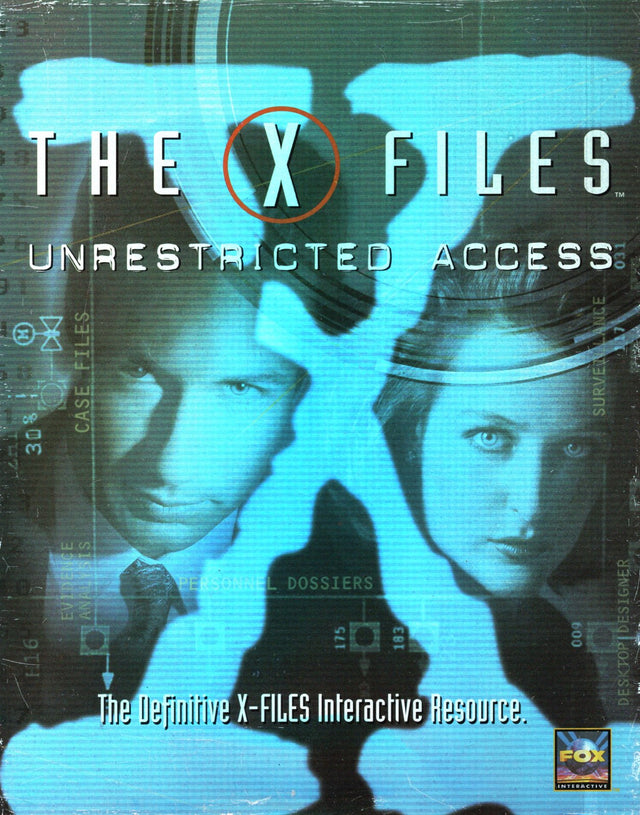 PC big box The X-Files Unrestricted Access, doos voorkant, tweedehands