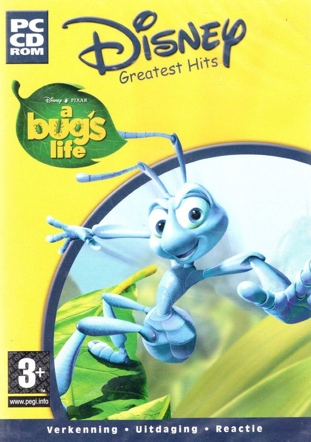 PC Disney Pixar A Bug's Life, Disney Greatest Hits-doos voorkant in seal