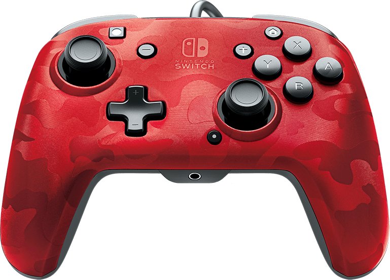 PDP-Controller Bedraad voor Nintendo Switch - Rood Tweedehands