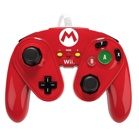 PDP-Fight Pad Bedraad voor Wii U - Mario Tweedehands