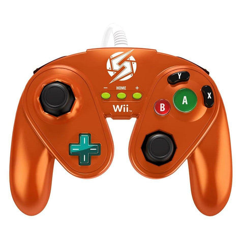 PDP-Fight Pad Bedraad voor Wii U - Samus Tweedehands
