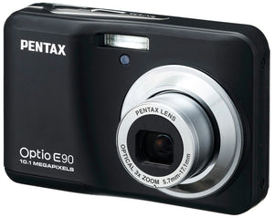 Optio E90 Digitale Compact Camera - Zwart (In doos)