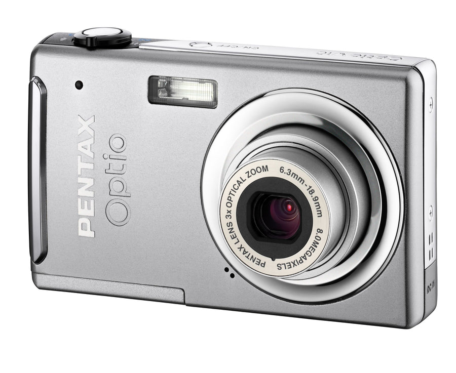 Pentax-Optio V10 Digitale Compact Camera - Zilver (In doos) Tweedehands