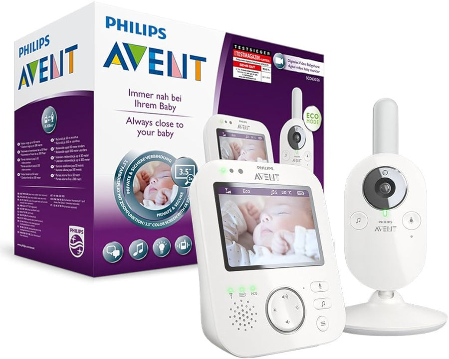 Philips-Avent Geavanceerd Digitale Video Babyfoon SCD630 (In doos) Tweedehands