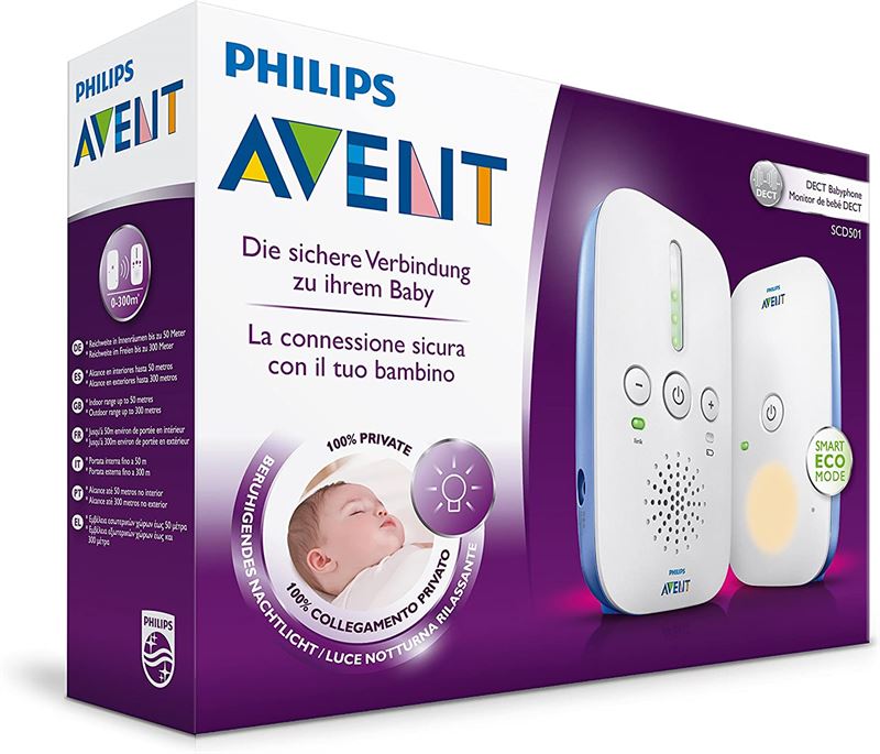 Philips-Avent SCD501 - Babyfoon met DECT-verbinding (In doos) Tweedehands