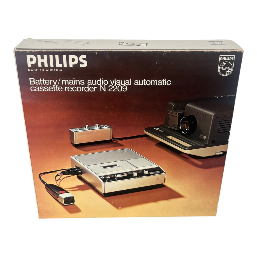 Philips-Cassette Recorder N 2209 /00 /22 (Nieuw)