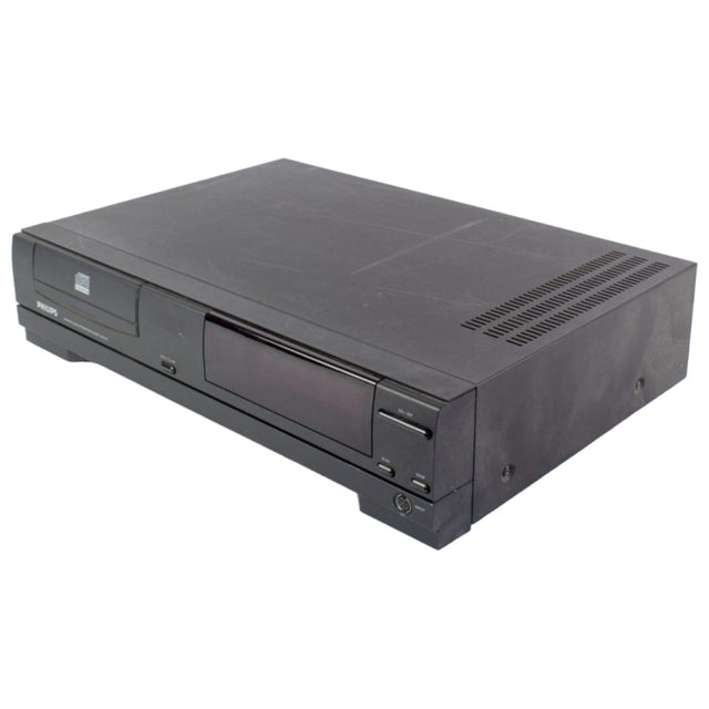 Philips CD-i 210 speler, zwart, schuin van voren, tweedehands