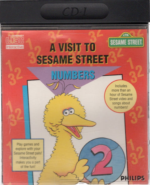 Philips CD-i / CDi-A Visit To Sesame Street Numbers Tweedehands