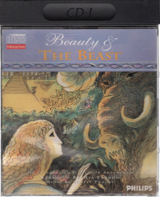 Philips CD-i Beauty and the Beast, doos voorkant, tweedehands