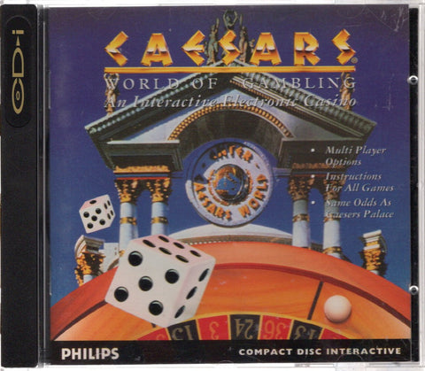 Philips CD-i / CDi-Caesars World of Gambling Tweedehands