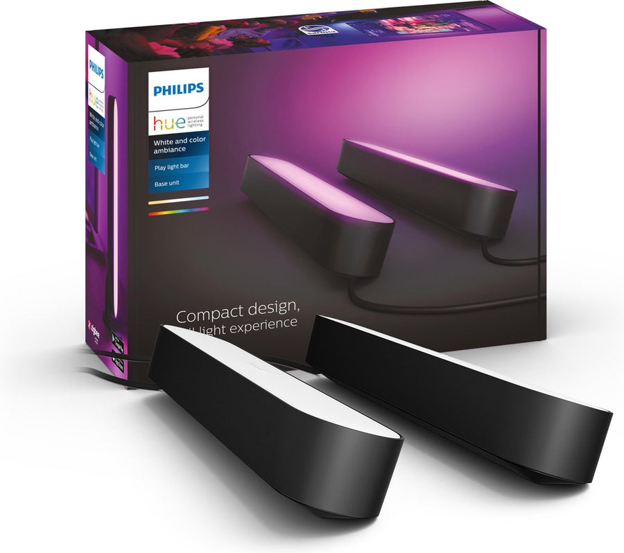 Philips-Hue Play Lichtbalk (Set van 2) - Zwart