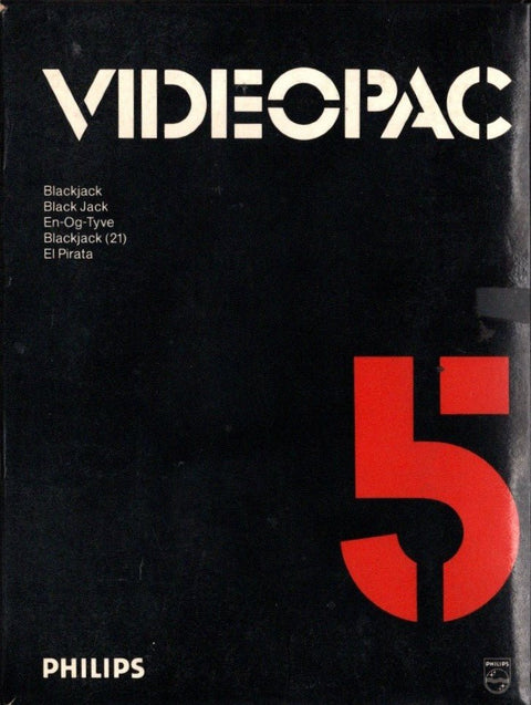 Philips Videopac-5 Blackjack (In doos) Tweedehands