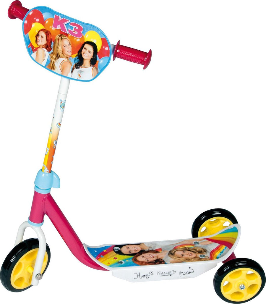 Play-Doh-Studio 100 K3 Step met 3 Wielen - Stalen Frame - 60x25x70 cm (Nieuw)