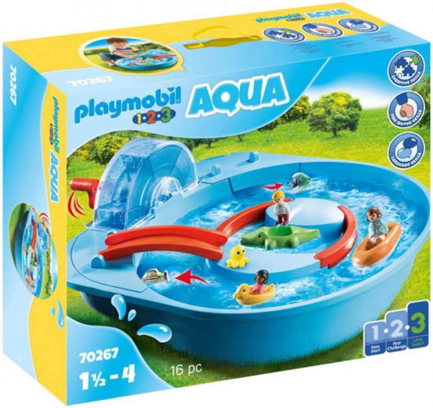 Playmobil-1.2.3 Aqua Vrolijke Waterbaan - 70267 (Nieuw)
