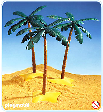 Playmobil-3 Palm Trees Polybag - 7055 (Nieuw)