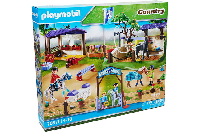 Playmobil 70871 Country Paardrijtoernooi met wasplaats, doos voorkant