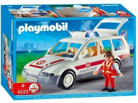 Playmobil-Ambulancevoertuig - 4223 (Nieuw)