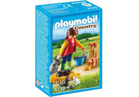 Playmobil 6139 Country Bonte Kattenfamilie, doos voorkant