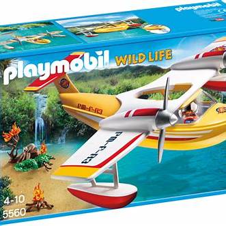 Playmobil-Brandbestrijdingswatervliegtuig – 5560 (Nieuw)