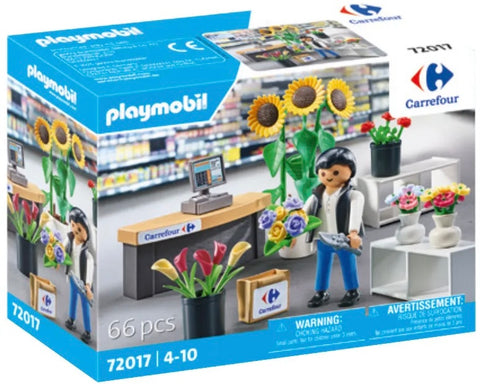 Playmobil-Carrefour Bloemenwinkel / Floristerie Speelset - 72017 (Nieuw)