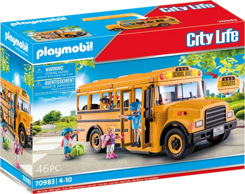 Playmobil City Life Amerikaanse Schoolbus - 70983 (Nieuw)
