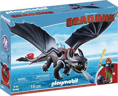 Playmobil-Dragons Hikkie en Tandloos - 9246 (Nieuw)