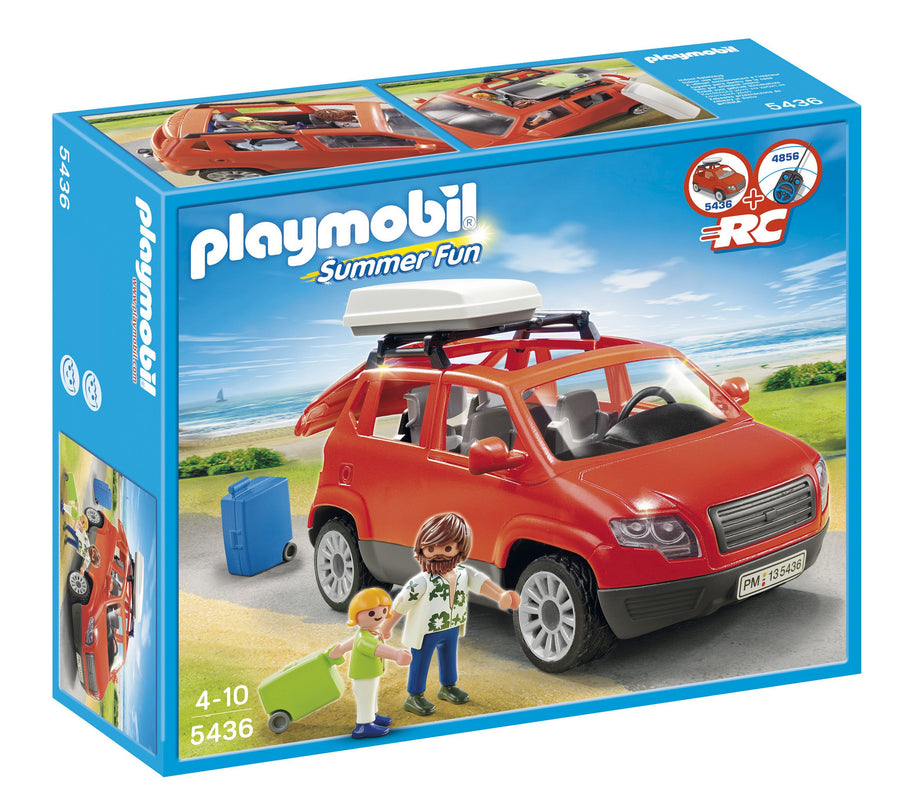 Playmobil-Gezinswagen met Dakkoffer - 5436 (Nieuw)