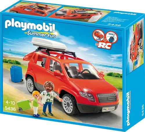 Playmobil-Gezinswagen met Dakkoffer - 5436 (Nieuw)
