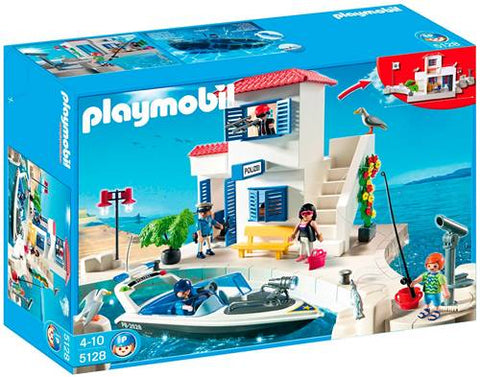 Playmobil-Havenpolitie met Speedboot – 5128 (Nieuw)