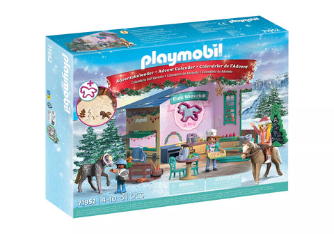 Playmobil-Horses of Waterfall Adventskalender Kerstgebak in het Riddercafé - 71952 (Nieuw)
